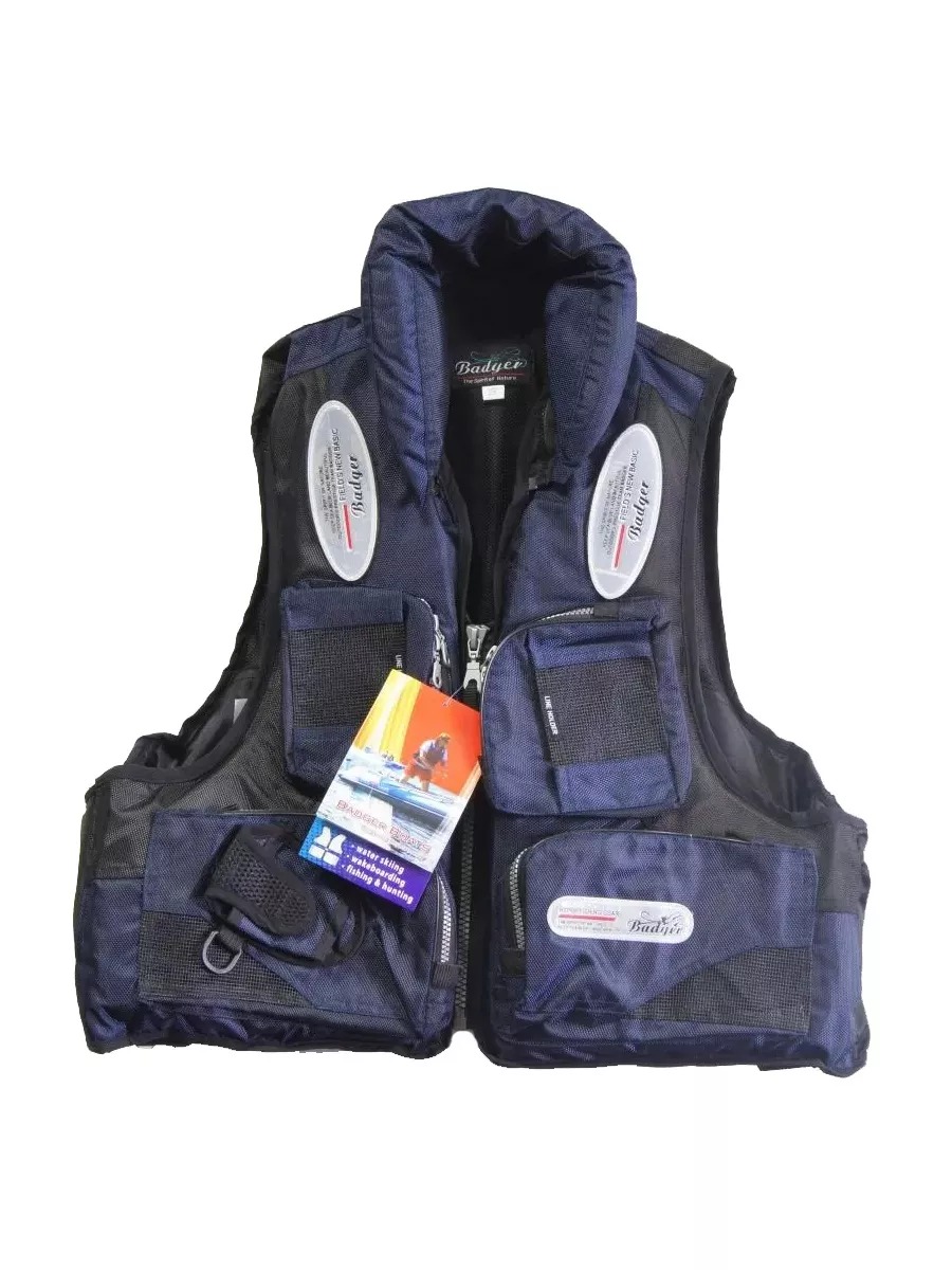 imgi_9_3 Жилет рыболовный (плавающий) Badger Aqua Sport Синий