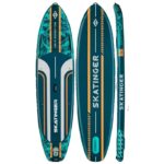 Сапборд Skatinger Leafy Expedition Green Base