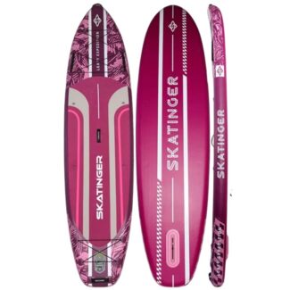 Сапборд Skatinger Leafy Expedition Pink Base